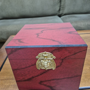 고풍 나무 상자 이미지