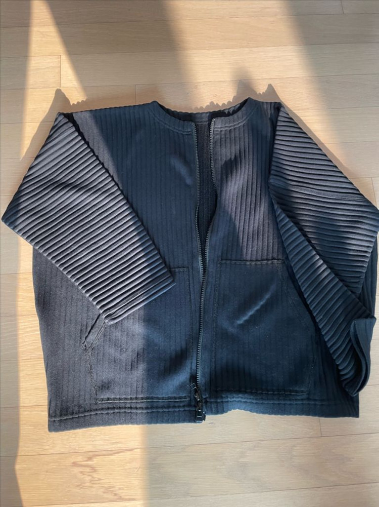 미 이세이미야케 집업 자켓--1