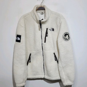 (M) 노스페이스 플리스 점퍼 아이보리 뽀글이 후리스 자켓