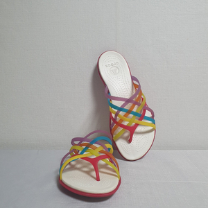 크록스 후라체 플립플랍 230mm 제라늄 이미지