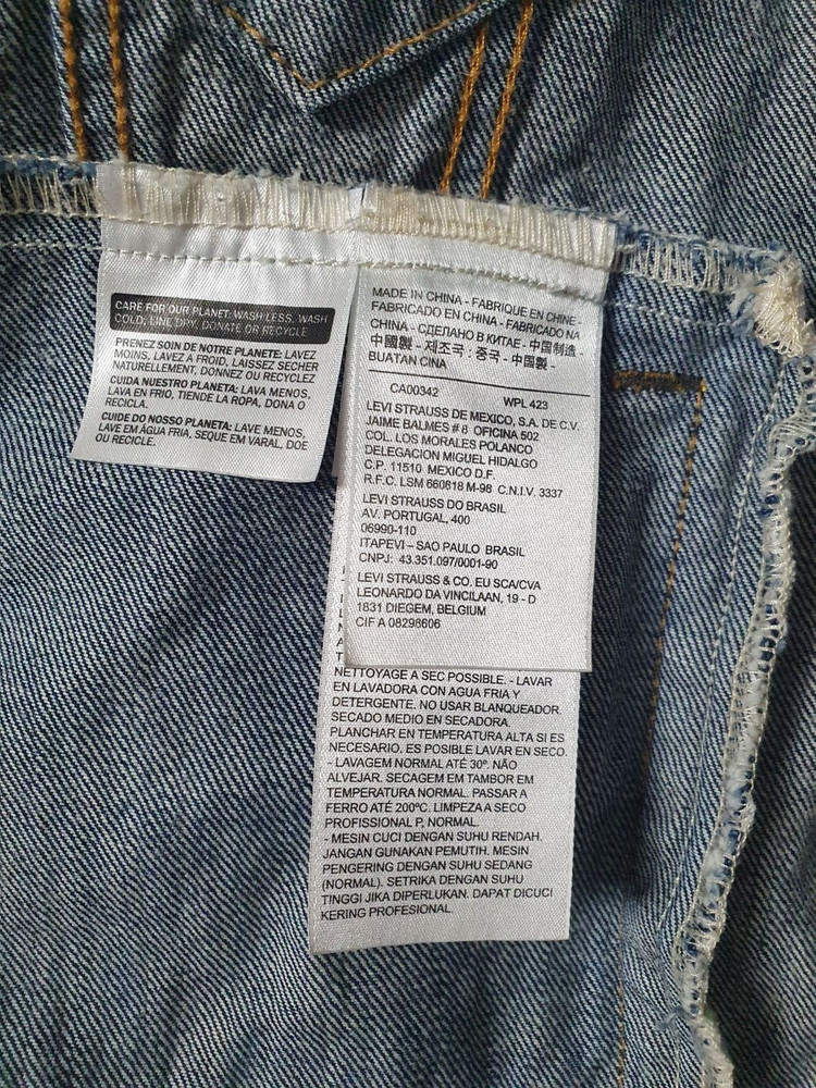 리바이스 레드탭 트러커 데님자켓 청자켓 S 택포 이미지