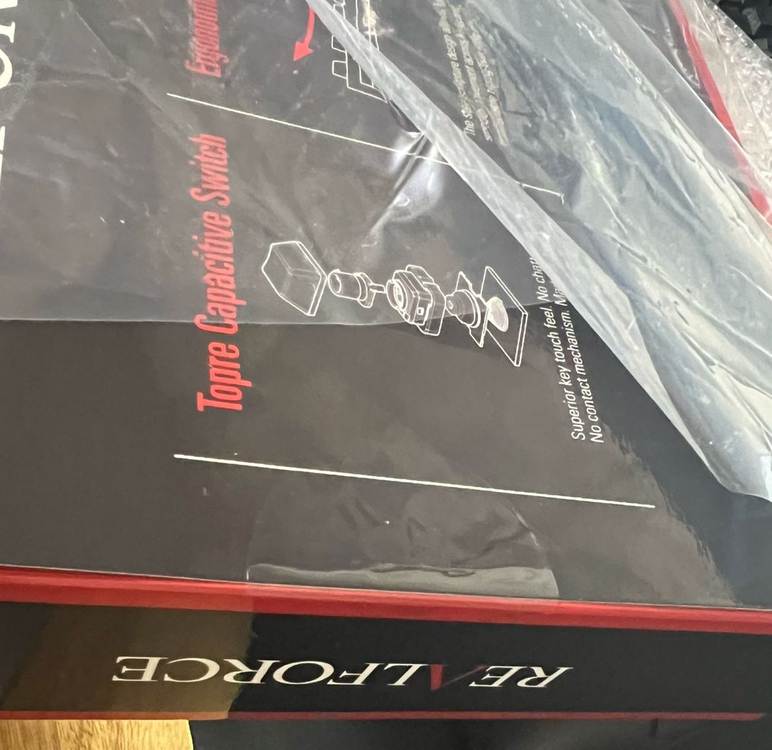 미개봉 새상품) 리얼포스 r2s 저소음 영문 균등 30g 풀배열 블랙 이미지