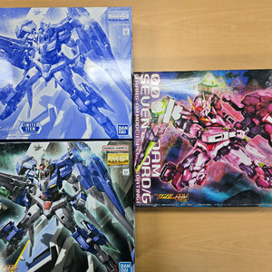 택포) MG 더블오 세븐소드 일반+클리어한정+스페셜코팅 일괄 팝니다.