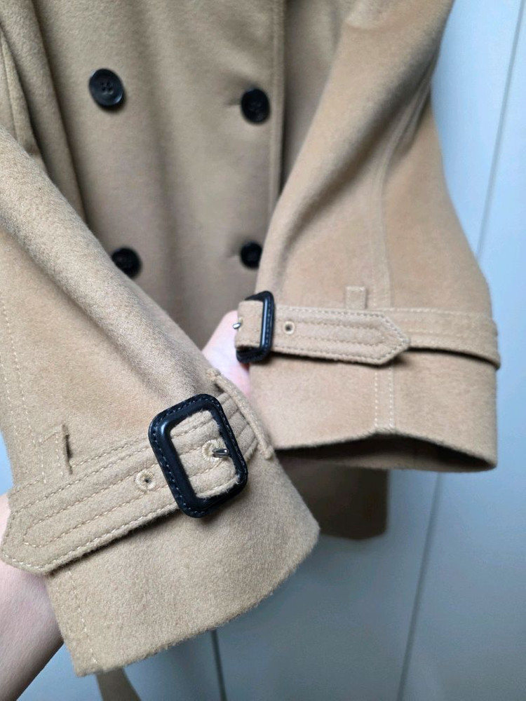 버버리 정품 울캐시미어 더블코트 거의새옷--4