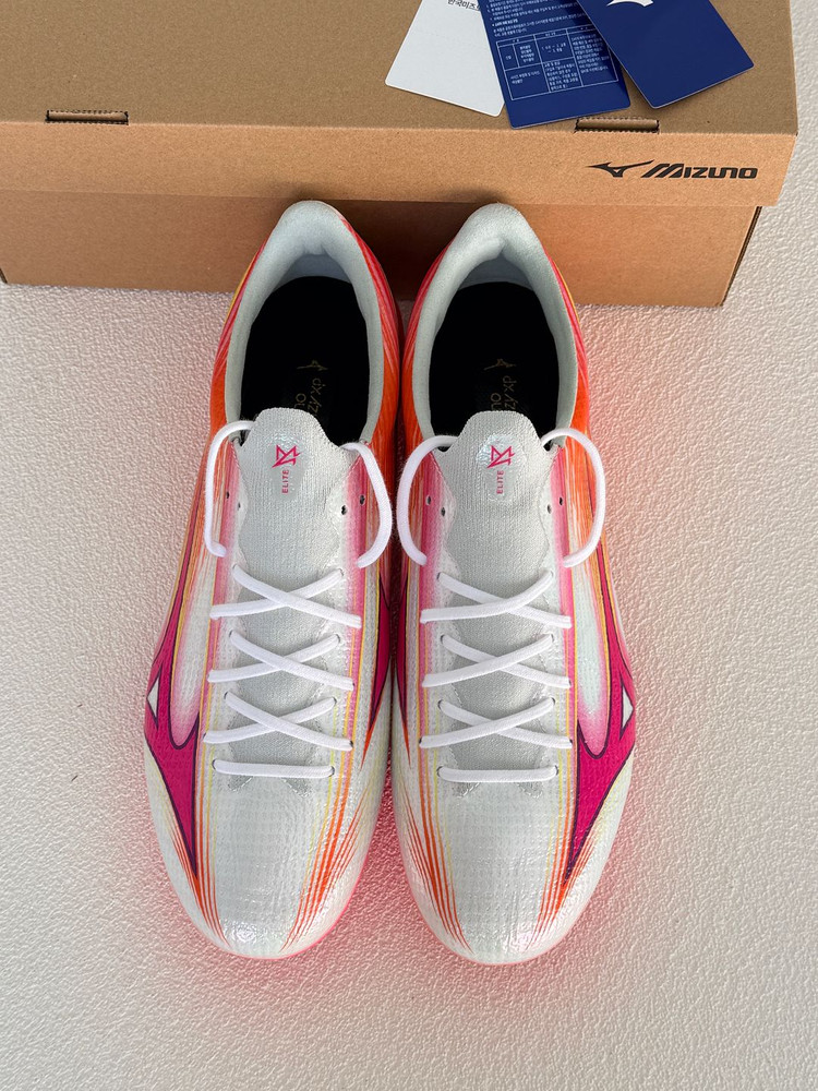 <새상품> 미즈노 알파3 엘리트 AG 275mm 핑크 이미지