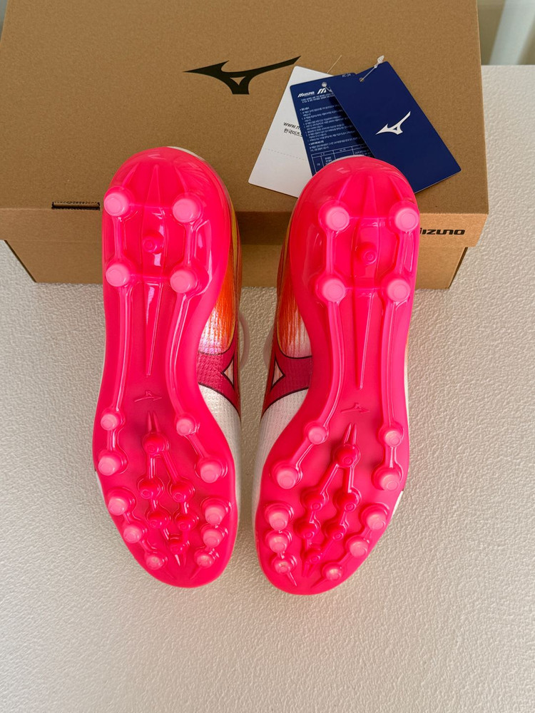 <새상품> 미즈노 알파3 엘리트 AG 275mm 핑크 이미지