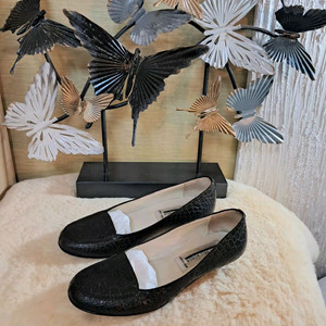 이태리 TITTI. DELL. ACQUA. 악어가죽구두 37