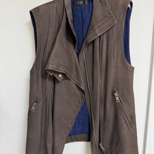 TIME 타임 양가죽 베스트