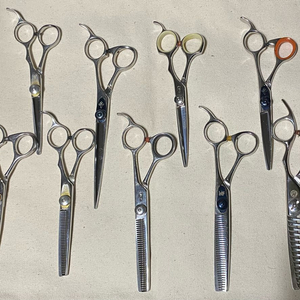 한국 ,일본산 미용 가위 9개 일괄 판매