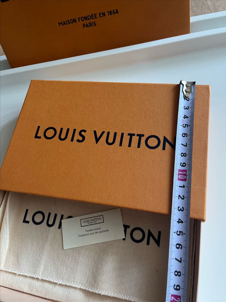 루이비통 장지갑상자+종이가방--2