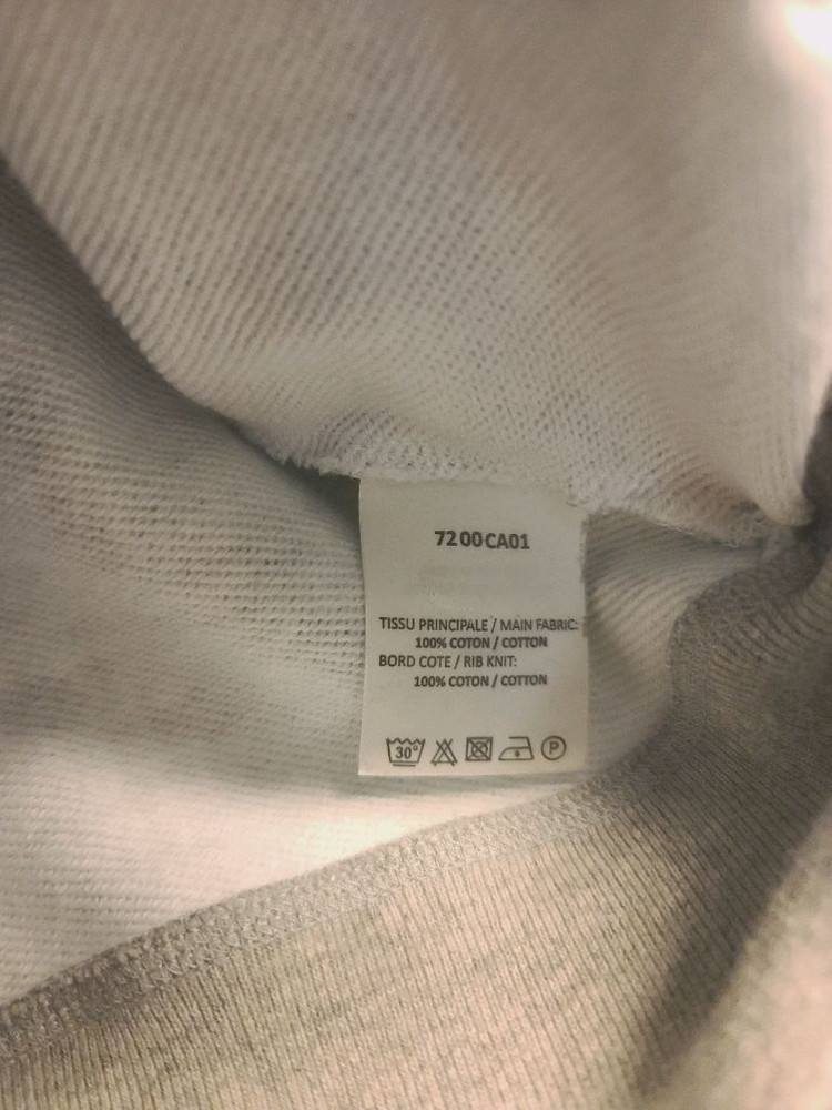 남성 CARVEN 까르뱅 그레이 패턴 니트 버튼 숏 점퍼 봄 가디건 M 남자 명품 / 띠어리 스톤아일랜드 골프 이미지