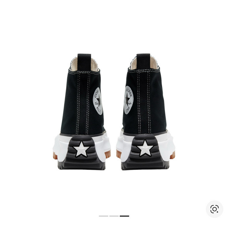컨버스 런스타 하이크 하이 블랙 화이트 검 230mm--1