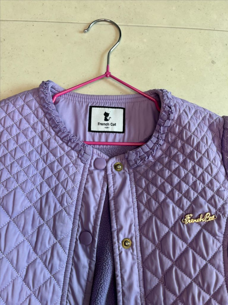 프렌치캣 여아 퀼팅 자켓 130 이미지