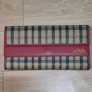 닥스 Daks 체크 장지갑 이미지