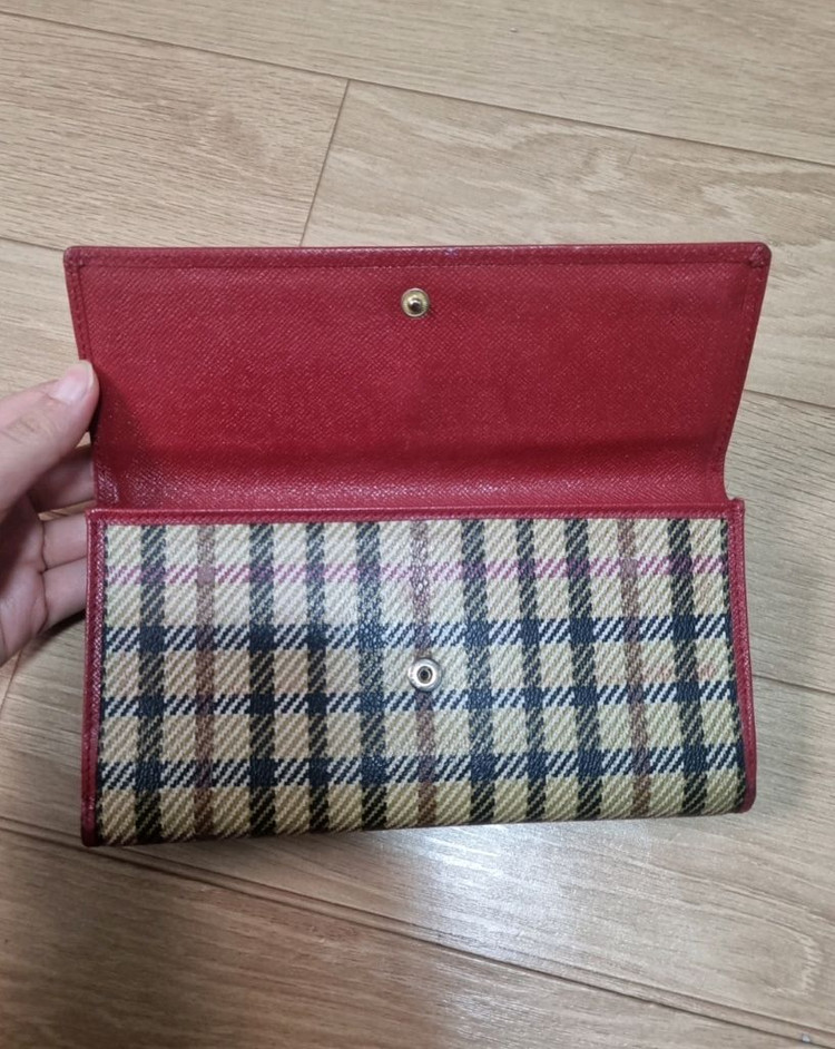 닥스 Daks 체크 장지갑 이미지