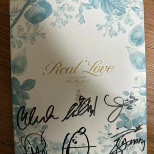 오마이걸 친필 싸인 사인 앨범 리얼러브 real love