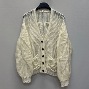 로에베 아나그램 로고 모헤어 블랜드 가디건 ( 여성 오버핏 )