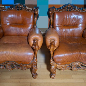 리오가구 하이엔드급 소파 (3+1+1인) 엔틱 이미지