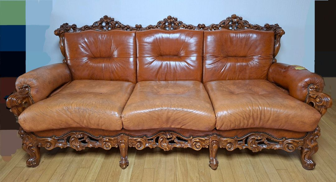 리오가구 하이엔드급 소파 (3+1+1인) 엔틱 이미지