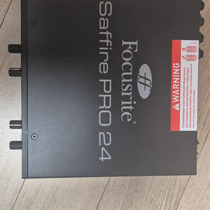 Focusrite Saffire Pro24 인터페이스 판매합니다. 가격은 2만원입니다~!! 상태 A급입니다! 이미지