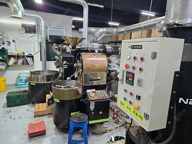 커피 로스터기 로스팅기 토퍼5kg 토리스터 M9000 NBP15KG제연기 이미지