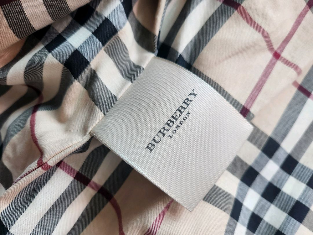 정품 버버리 후드 여성용 트렌치 코트--1