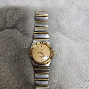 오메가 18k 컨스텔레이션 콤비 여성 시계 이미지