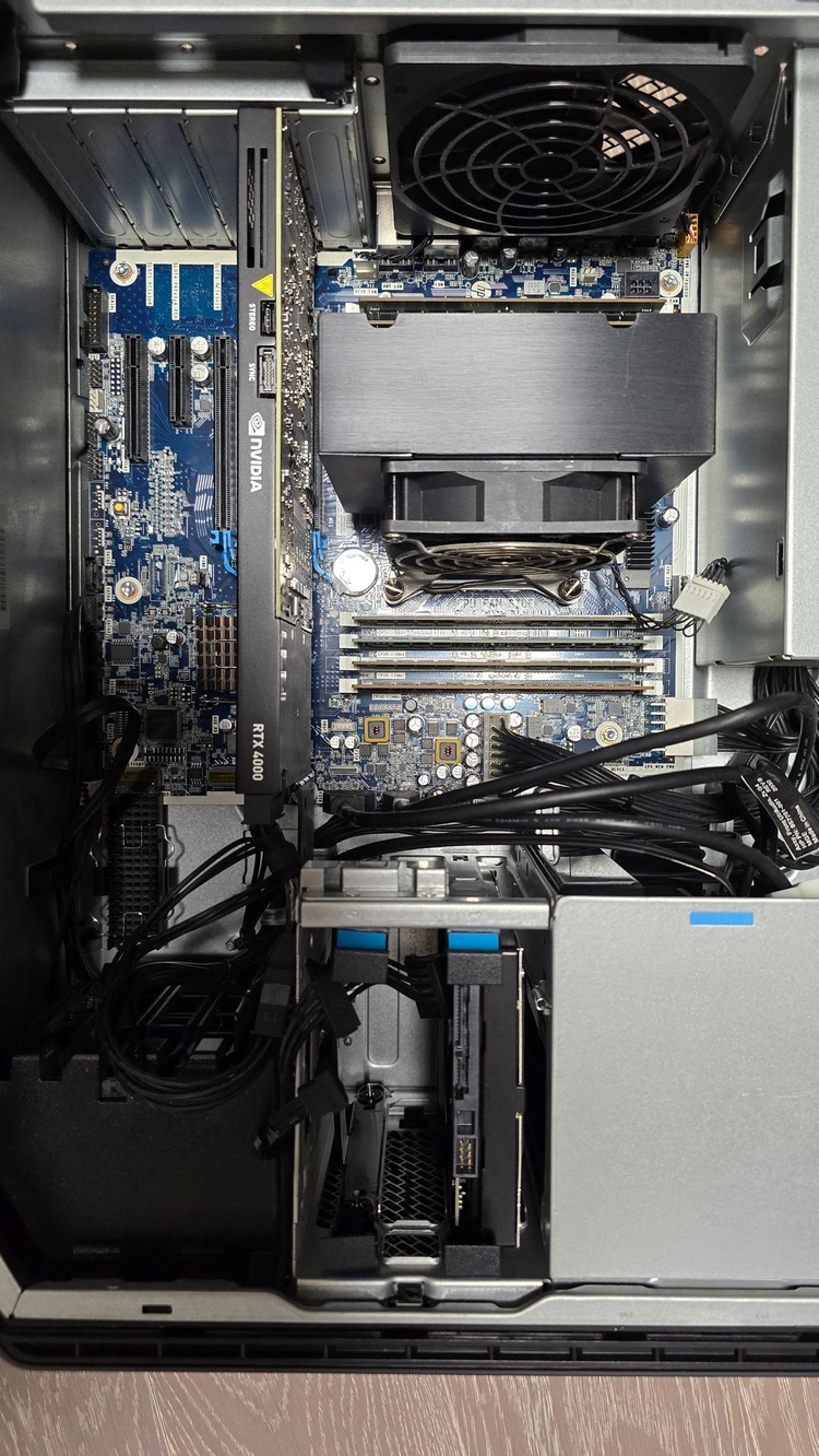 고성능웍스테이션(HP Z4/Xeon 2445/128GB(16GBx8)/RTX4000(8GB)/1TB/WINPro11 이미지