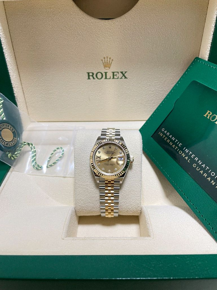 롤렉스 279173 신형 데이저스트 28 샴페인별다이아--3