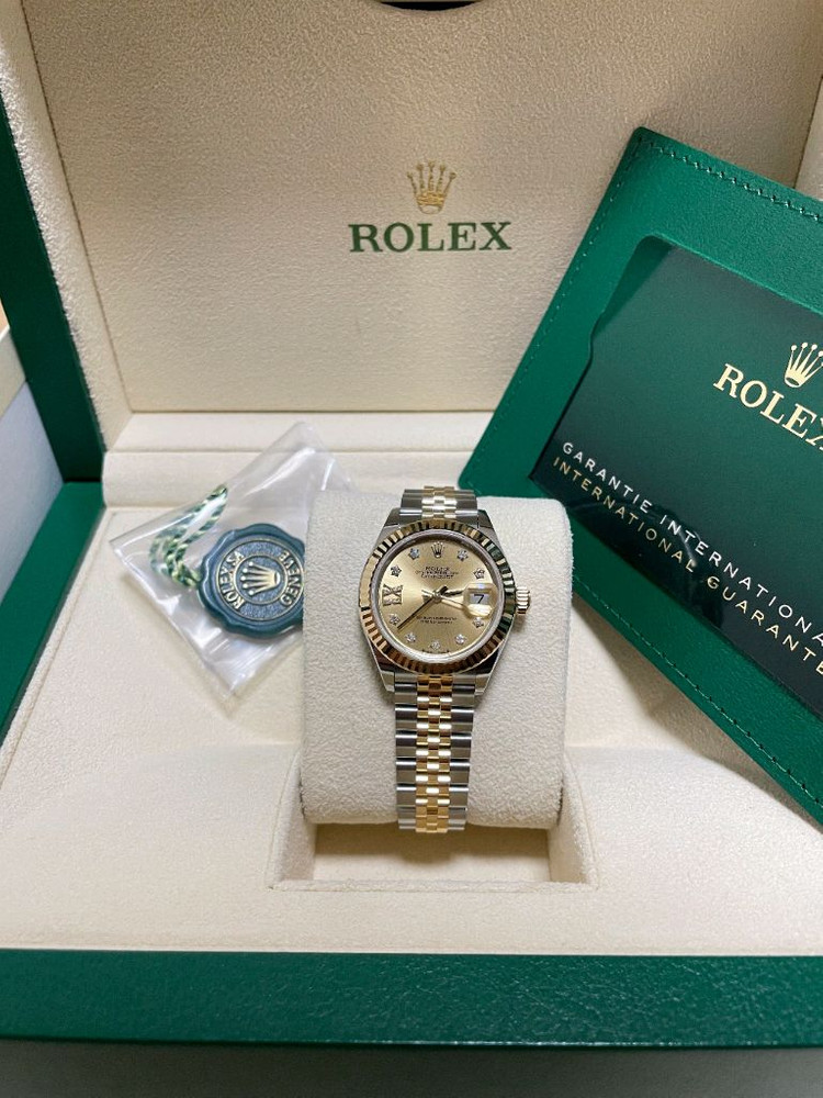 롤렉스 279173 신형 데이저스트 28 샴페인별다이아--5