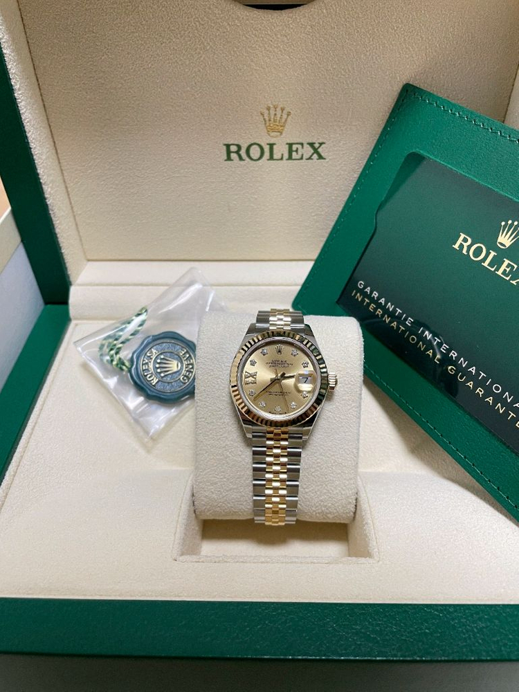 롤렉스 279173 신형 데이저스트 28 샴페인별다이아--6