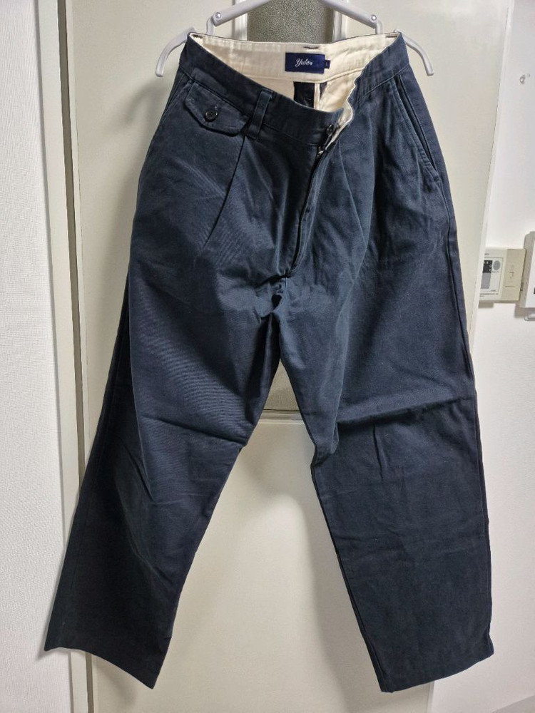 예일 빈티지 3버튼 치노 셋업 네이비--1