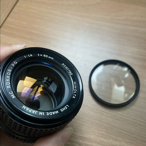 미놀타 rokkor 50mm f1.4 렌즈 mc 마운트