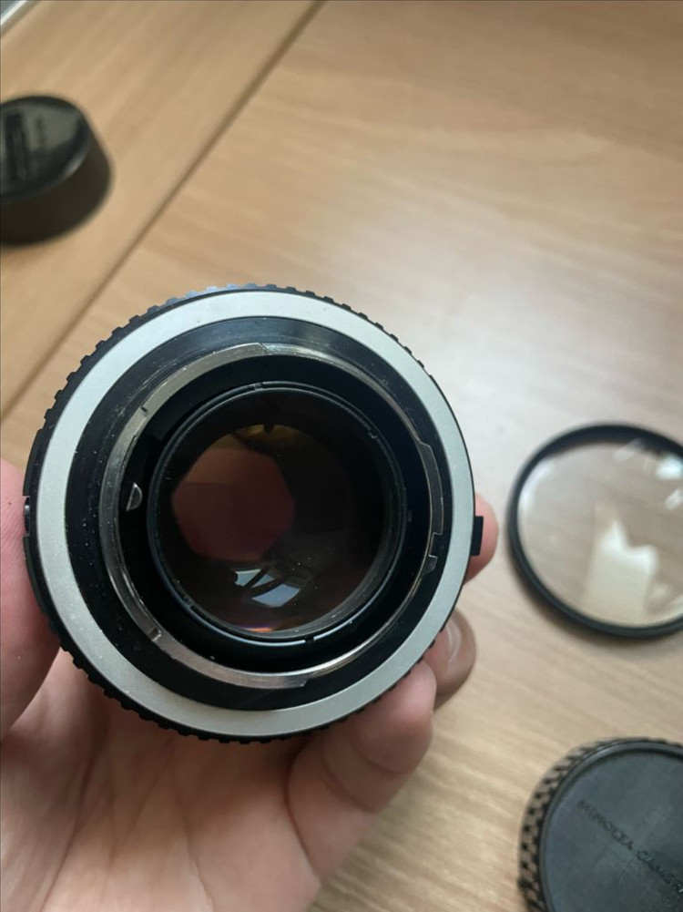 미놀타 rokkor 50mm f1.4 렌즈 mc 마운트--1