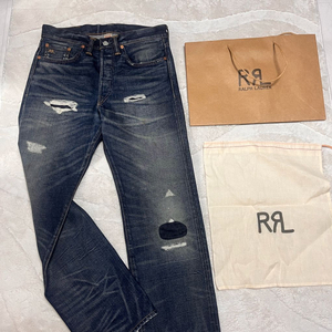 RRL 홀리 셀비지 스트레이트핏(30.30) 팝니다 이미지