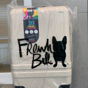 프렌치불 20인치 첵시 캐리어 Off White