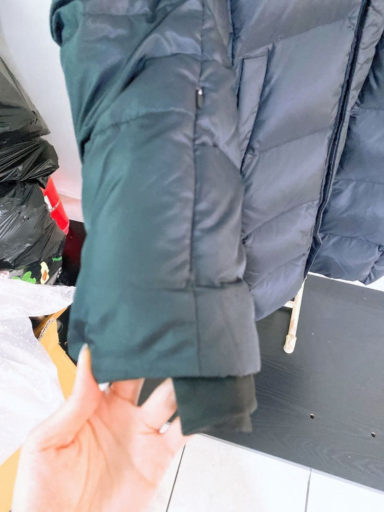 (100(L)내셔널지오그래픽남자오리털블랙후드롱패딩 이미지