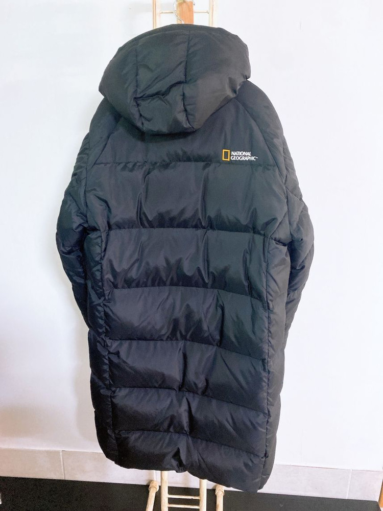 (100(L)내셔널지오그래픽남자오리털블랙후드롱패딩 이미지