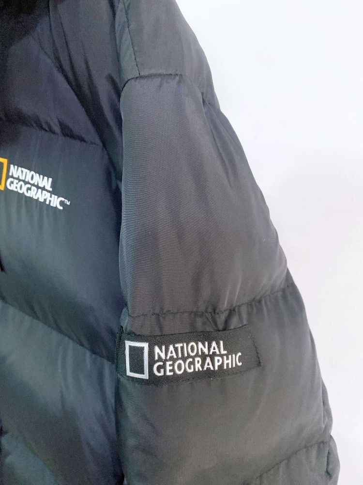 (100(L)내셔널지오그래픽남자오리털블랙후드롱패딩 이미지