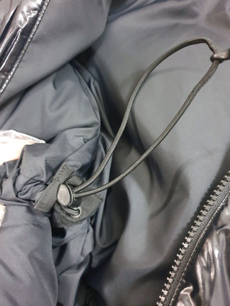 노스페이스 여성 유광 눕시 구스다운 패딩 점퍼 코트/M 이미지