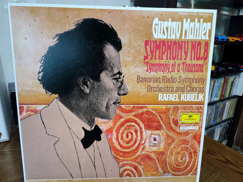 쿠벨릭 말러 교향곡 7,8번 일본 DG 2LP--3