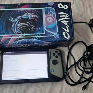 [배터리 95프로] MSI 클로(Claw) 8 AI + 1tb UMPC 이미지