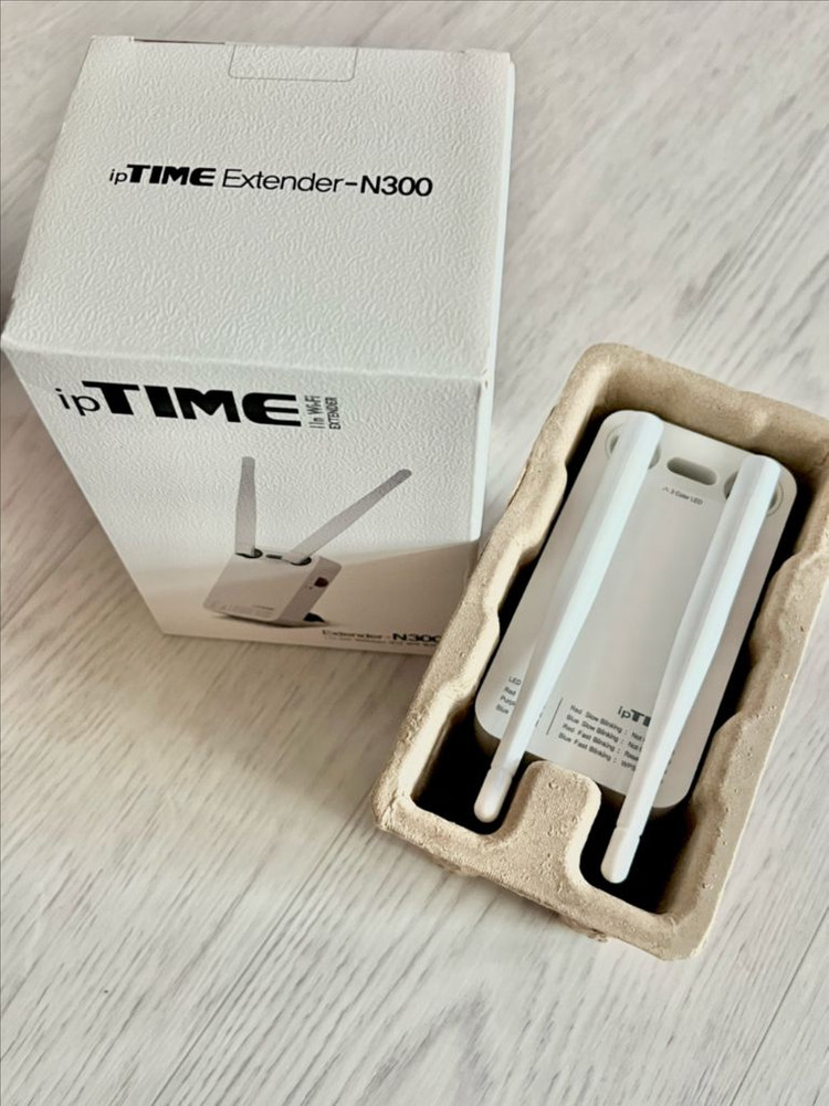 ipTIME Extender-N300 와이파이 증폭기 새상품 이미지