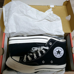 컨버스 척70 하이 블랙 240mm