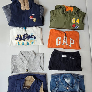 남아 만 1세 ~ 2세 외투 등 8+1 일괄 해피랜드 타미 갭 택포