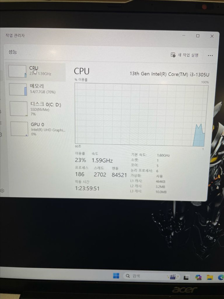 에이서 사무용 노트북(16인치,13세대)--3