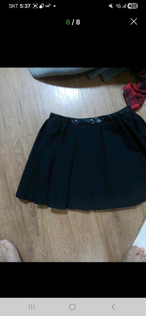 마쥬 울 미니스커트.36사이즈.폭탄세일 이미지