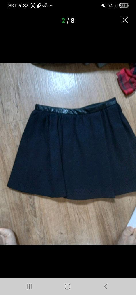 마쥬 울 미니스커트.36사이즈.폭탄세일 이미지