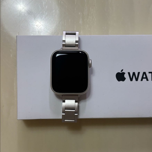 [풀박/상태좋음] 애플워치 SE2 40mm 스타라이트 + 정품밴드 + 추가구성 이미지