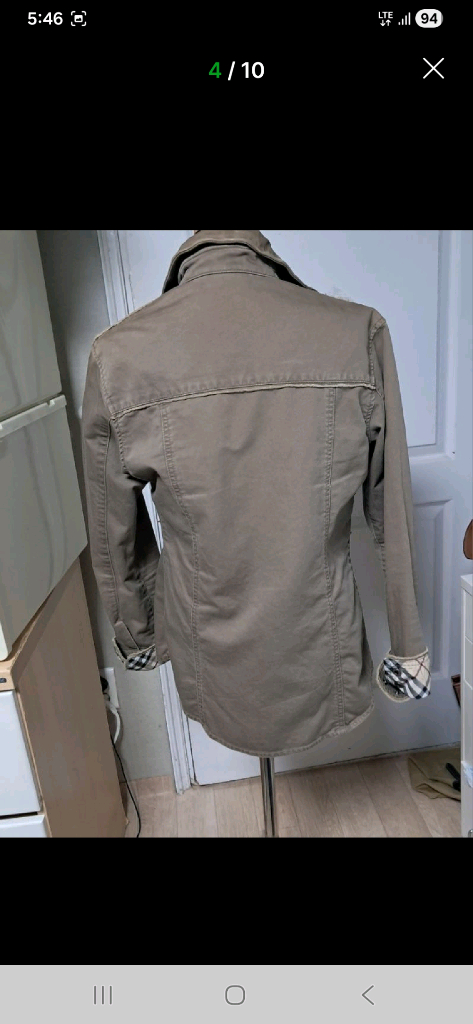 정품 버버리 자켓 재킷 야상S(~55)--2